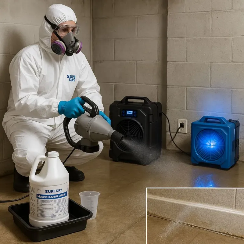 Sanitization and Odor Removal process in New Castle, IN
