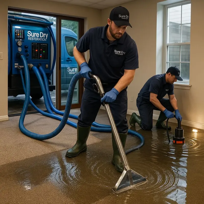 Water Extraction and Removal process in New Castle, IN